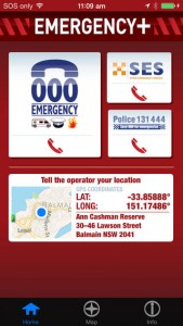 Emergency + smartphone app