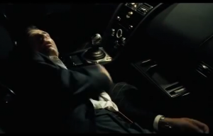 James Bond (Daniel Craig) goes into cardiac arrest